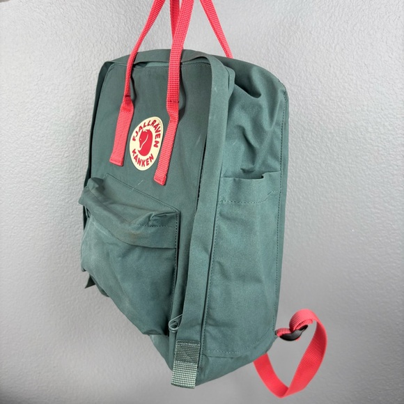 fjallraven mini backpack pink and frost green Knken Koncept providing versatility for any occasion Fjallraven Kanken Mini Unisex Children